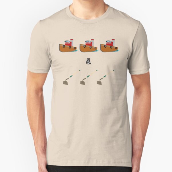 Boats and Hoes Slim Fit T-Shirt