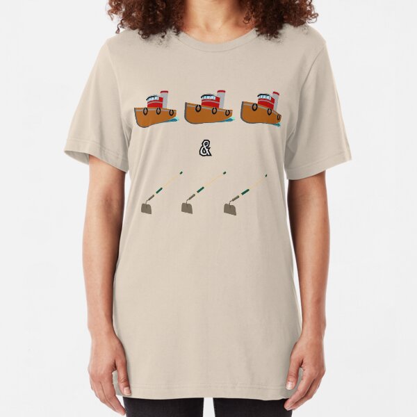 Boats and Hoes Slim Fit T-Shirt