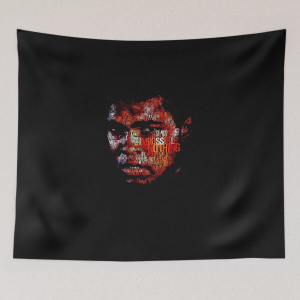 Item preview, Muhammad Ali Typography Head Classic E designed and sold by saftiucorin6.