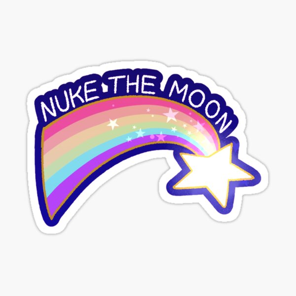 Item preview, Shooting Star Nuke The Moon designed and sold by ZaraZahavah.
