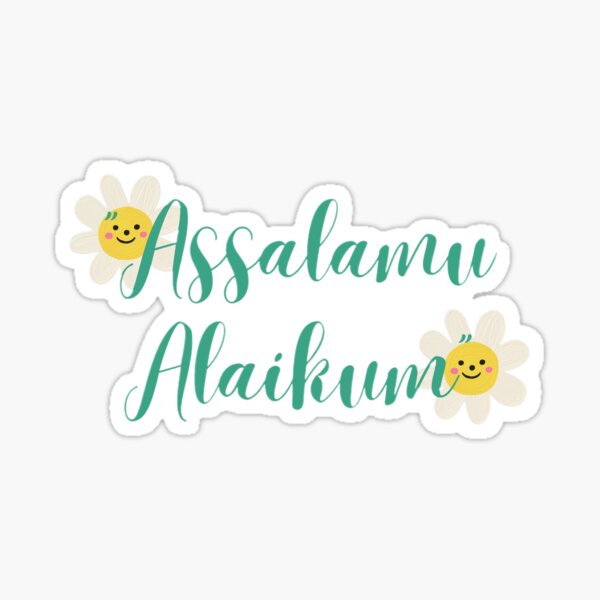 Assalamu Stickers for Sale | Redbubble