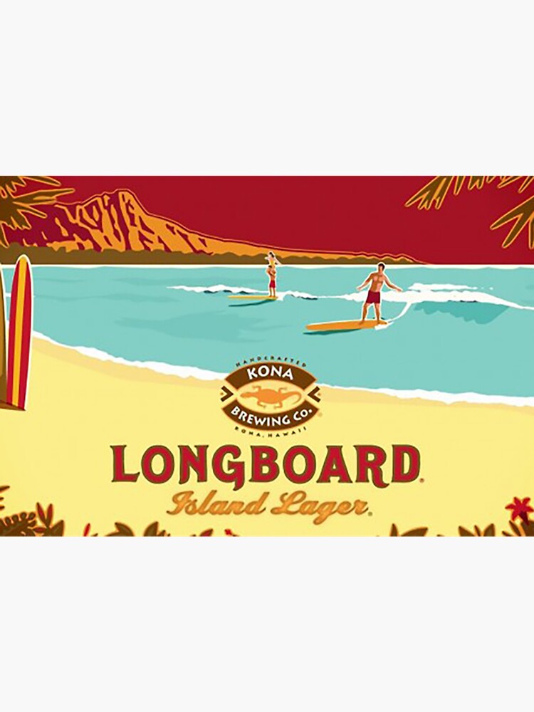 "Kona Longboard" Sticker for Sale by cherylwalter0 Redbubble
