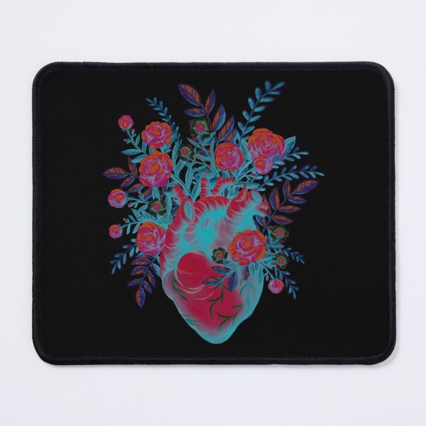 Item preview, Bright Floral Anatomical Heart designed and sold by AndreasAArt.