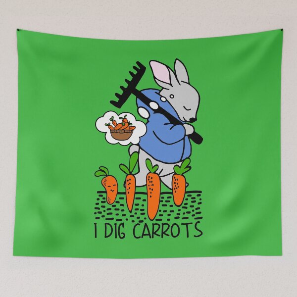 Item preview, I Dig Carrots designed and sold by TextAndVectors.