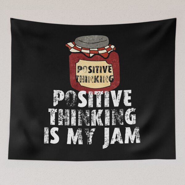 Item preview, Positive thinking is my jam designed and sold by movie-popcorn.