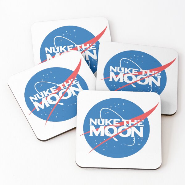 Item preview, Nasa Nuke The Moon designed and sold by ZaraZahavah.