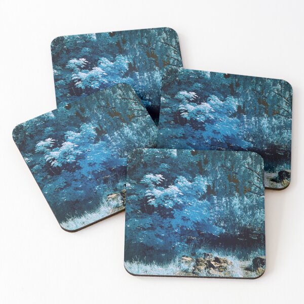 Item preview, The path through the blue trees designed and sold by Jouko Lehto Photography.