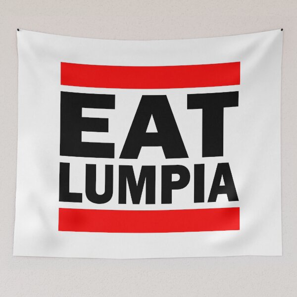 Item preview, EAT LUMPIA HIP HOP GANGSTA PINOY BLACK designed and sold by aydapadi.