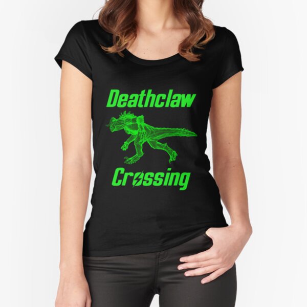 Deathclaw Crossing Fitted Scoop T-Shirt