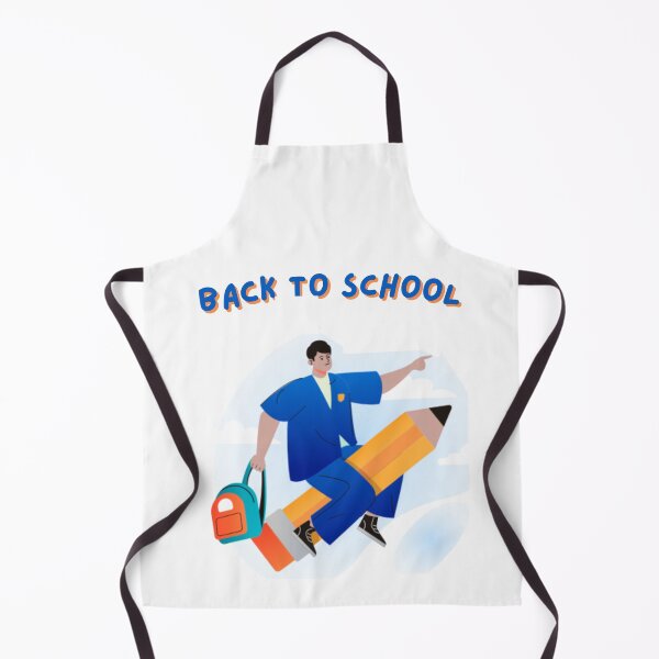 Item preview, Colorful Back To School Design With Student Flying To School On Pencil designed and sold by CreativeCranium.