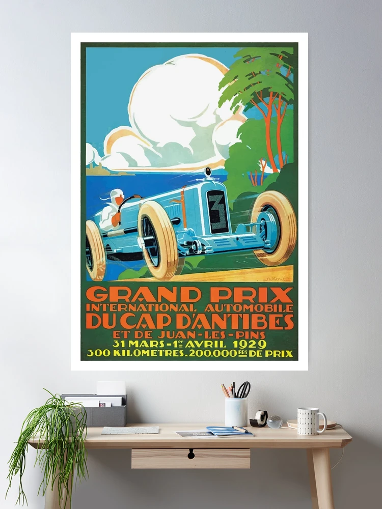 Affiche Vintage Course - Racing Paris 1 V Noeux-les-Mines / Colombes - Poster Ancien