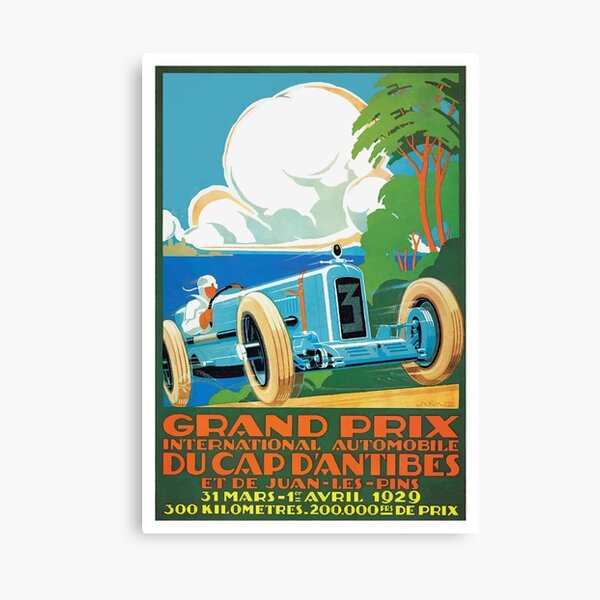 Item preview, 1929 Cap D'Antibes Grand Prix Racing Poster designed and sold by retrographics.