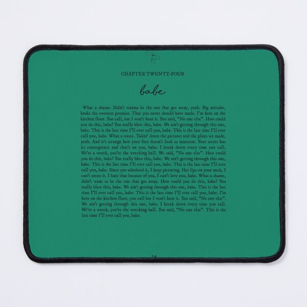 Item preview, Babe Lyrics   designed and sold by QuerxienCAN.