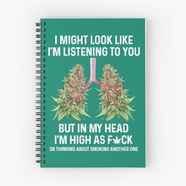 Item preview, Cannabis Lung I Might Look Like I_m Listening To You designed and sold by QuerxienCAN.