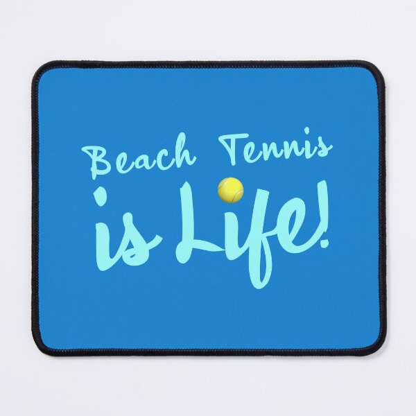 Item preview, Beach Tennis is Life! Cyan Edition designed and sold by angelisart.