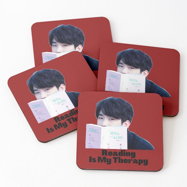 Item preview, reading is my therapy featuring kpop idol           designed and sold by QuerxienCAN.
