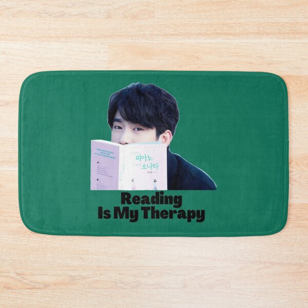 Item preview, reading is my therapy featuring kpop idol           designed and sold by QuerxienCAN.