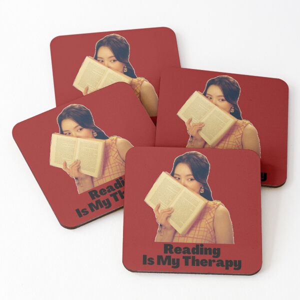 Item preview, reading is my therapy featuring kpop idol         designed and sold by QuerxienCAN.