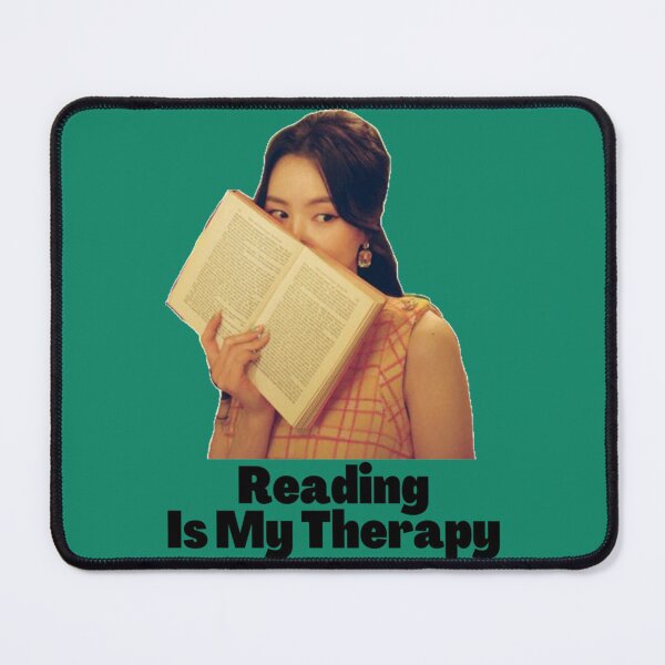 Item preview, reading is my therapy featuring kpop idol         designed and sold by QuerxienCAN.