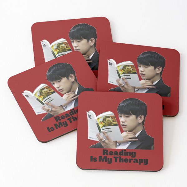 Item preview, reading is my therapy featuring kpop idol     designed and sold by QuerxienCAN.