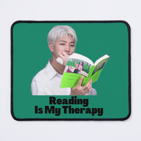 Item preview, reading is my therapy featuring kpop idol   designed and sold by QuerxienCAN.