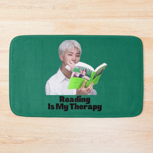 Item preview, reading is my therapy featuring kpop idol   designed and sold by QuerxienCAN.