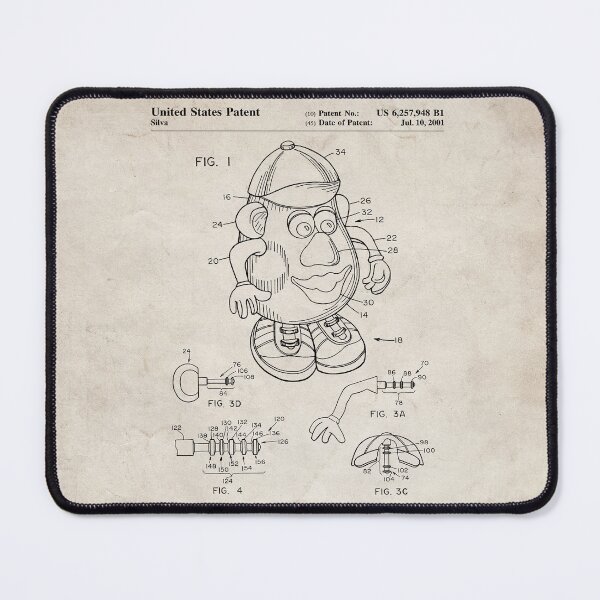 Item preview, Mr Potato Head Patent - Potato Head Art - Antique designed and sold by patentpress.