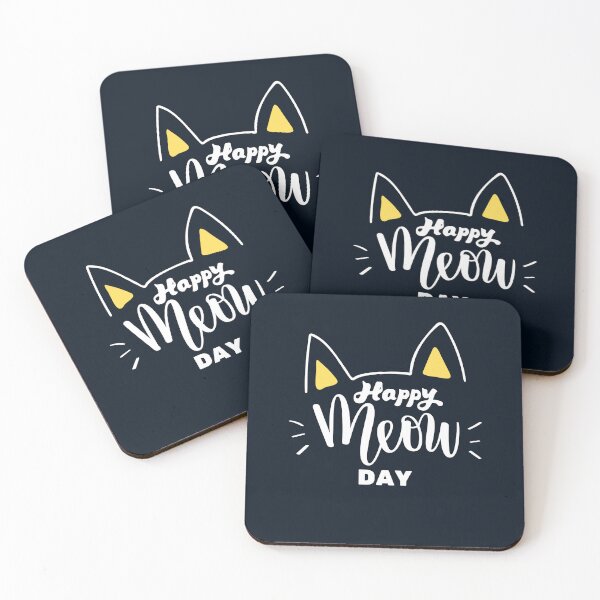 Item preview, Happy cat day international cat day designed and sold by marunstudio.