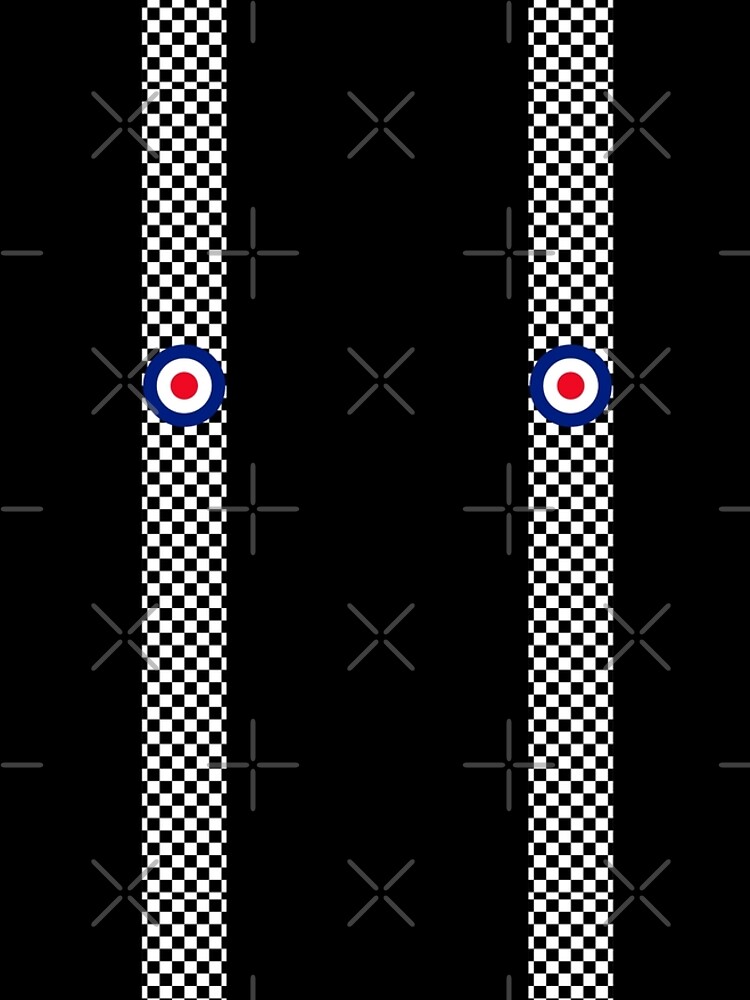 Classic Target Roundel Racing Checkers by Garaga