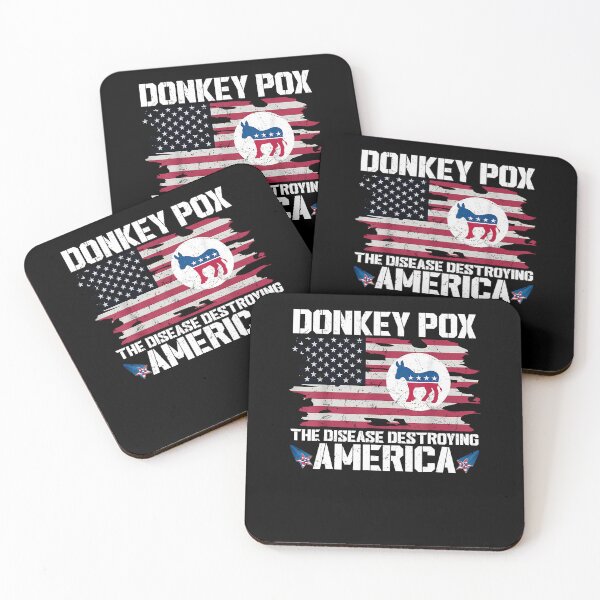 Item preview, Donkey Pox The Disease Destroying America Funny Anti Biden designed and sold by margeretelser.