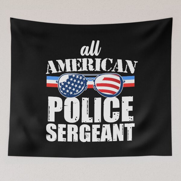 Item preview, American Police Sergeant designed and sold by FanaticTee.