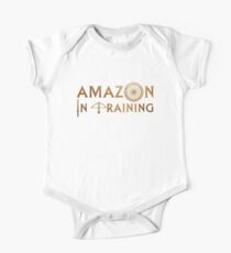 Body de manga corta para bebé Amazon en entrenamiento