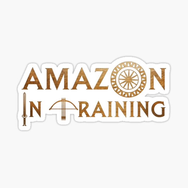 Amazon In Training Sticker