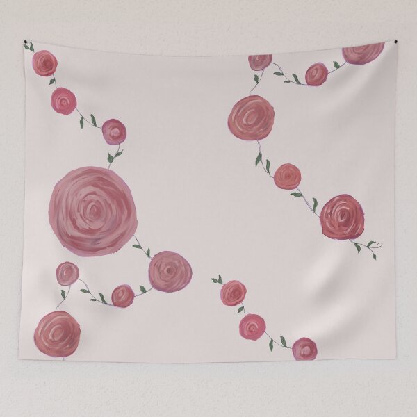 Item preview, Roses Are Red Digital Painting designed and sold by Drawn By Hand Designs.