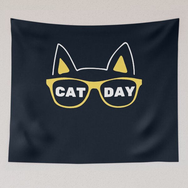 Item preview, Happy cat day international cat day designed and sold by marunstudio.