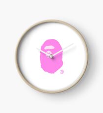 Pink Bape Clock