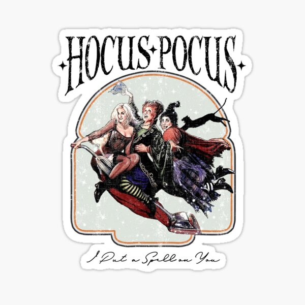 100Pcs Hocus Pocus Witch Stickers Halloween Witch Old Hag Theme Sticker  Pack for Water Bottle Computer Luggage Laptop Skate for Kids Teens Adult