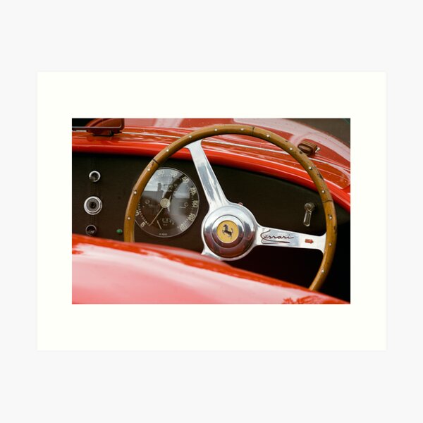 Ferrari Cockpit Art Print