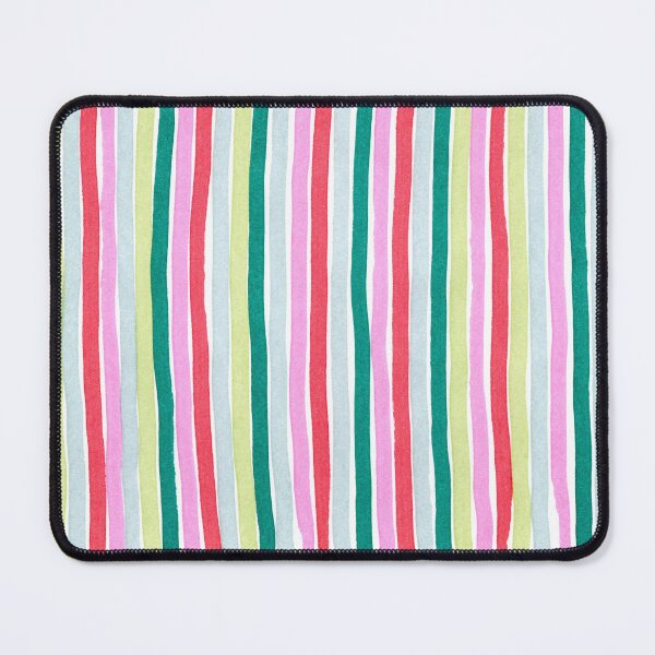 Item preview, Colorful vertical striped pattern - pink, red and green watercolor stripes designed and sold by patterncrow.