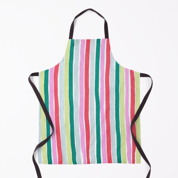 Item preview, Colorful vertical striped pattern - pink, red and green watercolor stripes designed and sold by patterncrow.