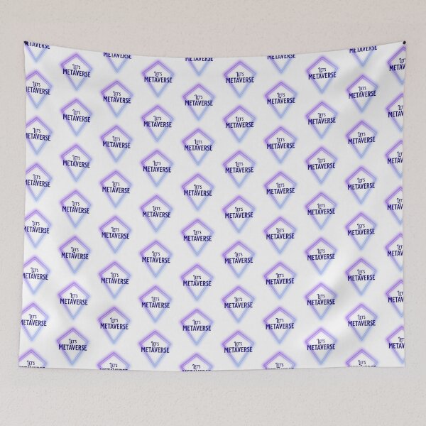 Item preview, Let's Metaverse Dual Line (Blue) designed and sold by CryptoBeings.
