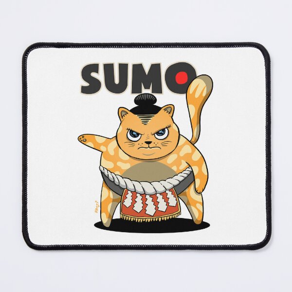 Artikelvorschau, Sumo-Wrestler Katze Yokozuna ネコ Neko Orange entworfen und verkauft von Julius Gislason.