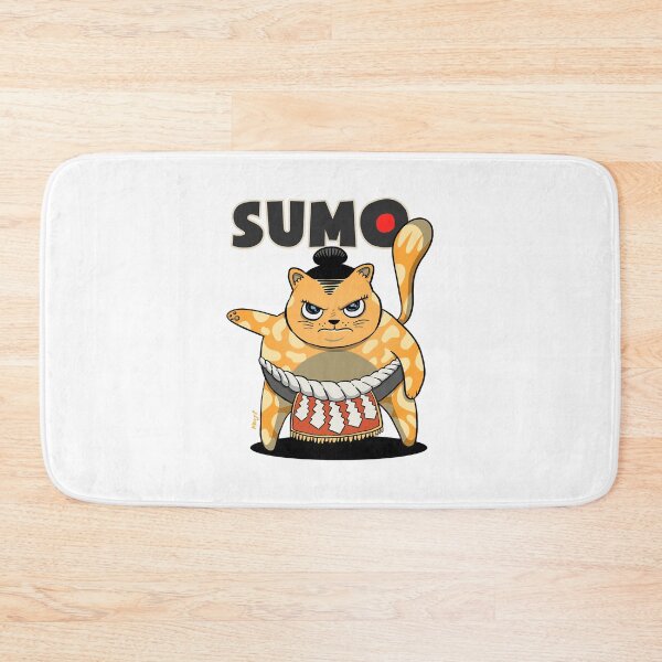 Artikelvorschau, Sumo-Wrestler Katze Yokozuna ネコ Neko Orange entworfen und verkauft von Julius Gislason.