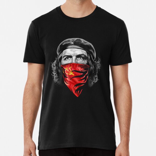 T-Shirt, Che Guevara W Soviet Hammer And Sickle Red Bandana – Teezou Store