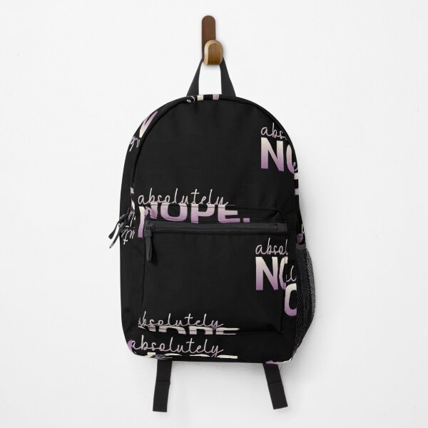 Item preview, Funny absolutely nope introverts gif Poster designed and sold by bubarmahunap.