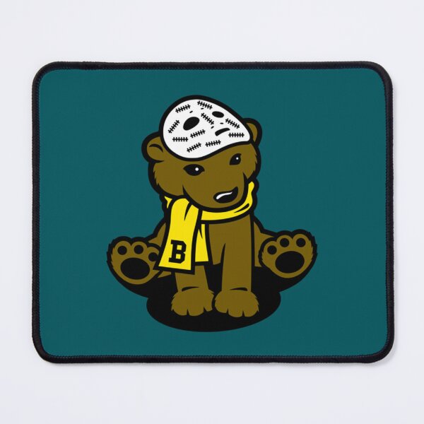 Item preview, Lil_ Bruin Goalie Bear Hockey Cartoon designed and sold by CandaneAdams.