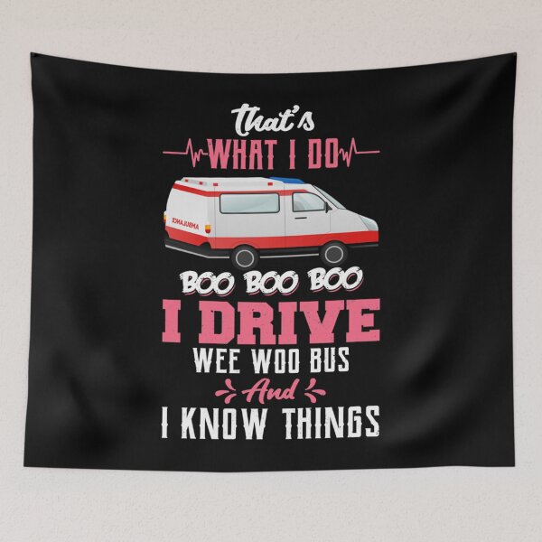 Item preview, funny ambulance graphic  Classic  designed and sold by bubarmahunap.