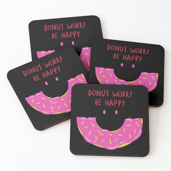 Item preview, Donut Worry Be Happy designed and sold by Quadghouls.