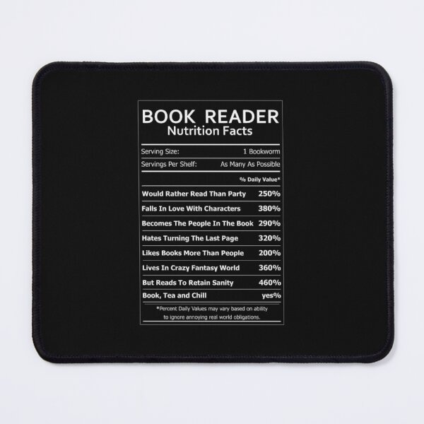 Item preview, Book Reader Nutrition Facts For Bookworms E designed and sold by louiseflahb.