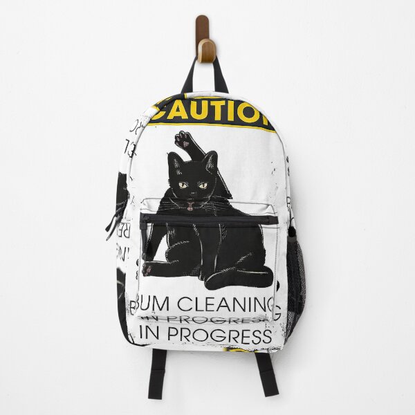 Item preview, Caution Bum Cleaning In Progress black cat lover designed and sold by sellexxf69.